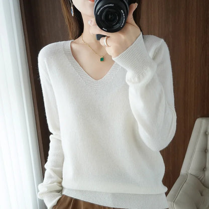 Comfortable V-Neck Sweater for Women