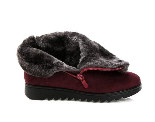 Warm gefütterte Winterstiefel Damen - IdealeKleiden