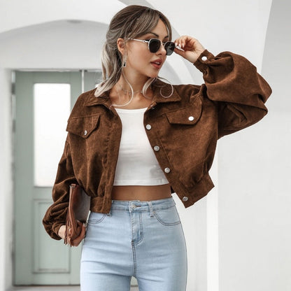 Men's Modern Corduroy Short Jacket