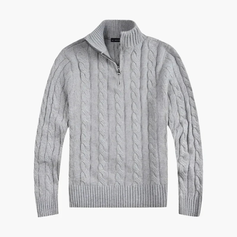 Elegant knitted sweater Cable knit Casual look