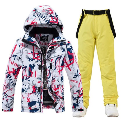 Elegant Ski Dress Women's Two-Piece