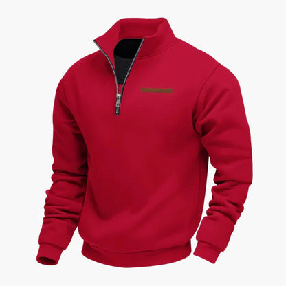 Practical Travel Pullover Stand-Up Collar Sweatshirt