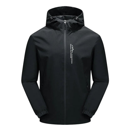 Men's Winter Softshell Jacket Warm Hooded