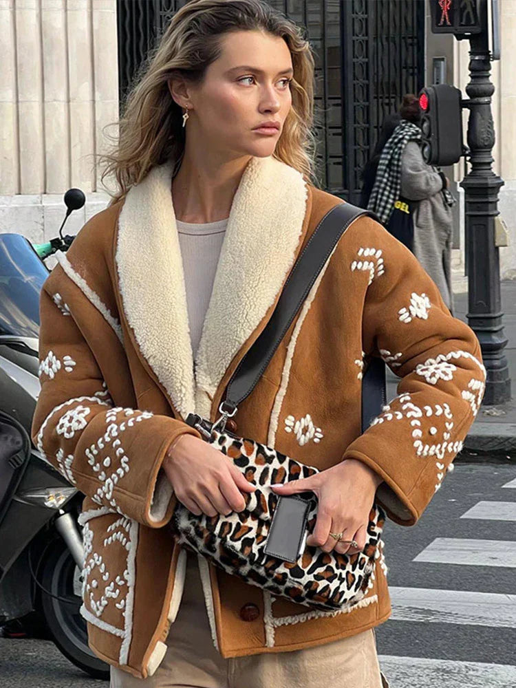 Women's shoes not suitable, "IdealeKleiden" here is an adjective.
The correct answer is: Women's winter jacket lapel model