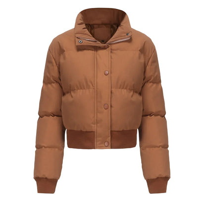 Stylish winter puffer coat