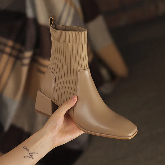 Warme Winterstiefel Socken Mode - IdealeKleiden