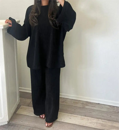 Women's Corduroy Two-Piece Comfortable
