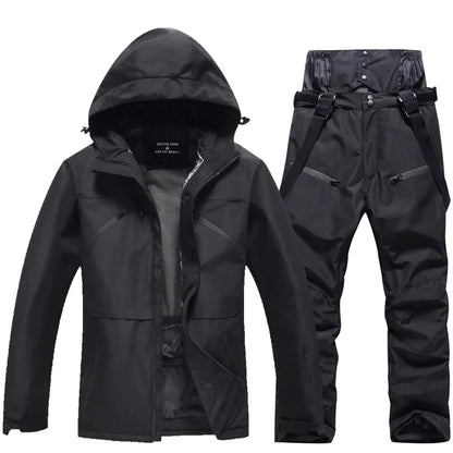 Unisex Two-Piece Warm Ski Suit