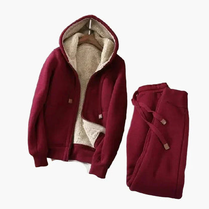 Practical tracksuit with hooded jacket and jogging bottoms Sporty Comfortable