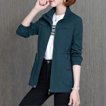 Women's Transitional Jacket Stand-up Collar Women's Coat