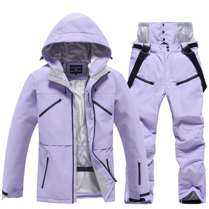 Unisex Two-Piece Warm Ski Suit