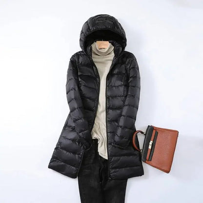 Lightweight Puffer Jacket for Women Warm Quilted Winter Coat