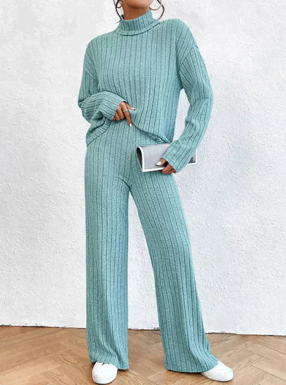 Women's Knitted Tracksuit Warmth and Comfort