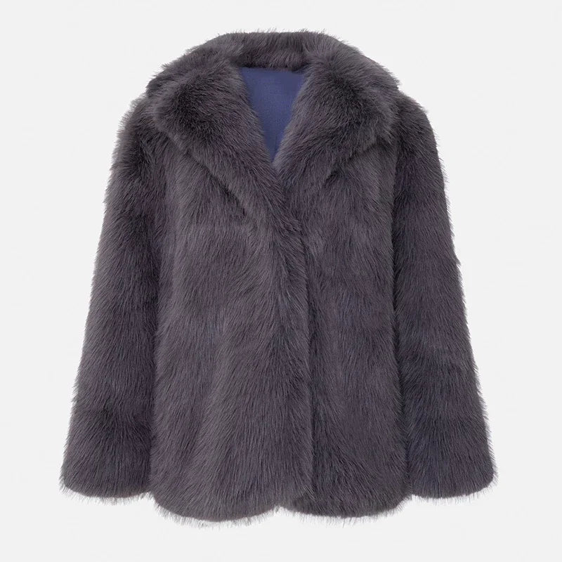 Luxury Fur Coat for Women Elegant