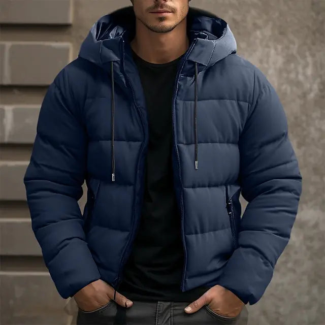 Men's Thermal Puffer Jacket Warm Insulated