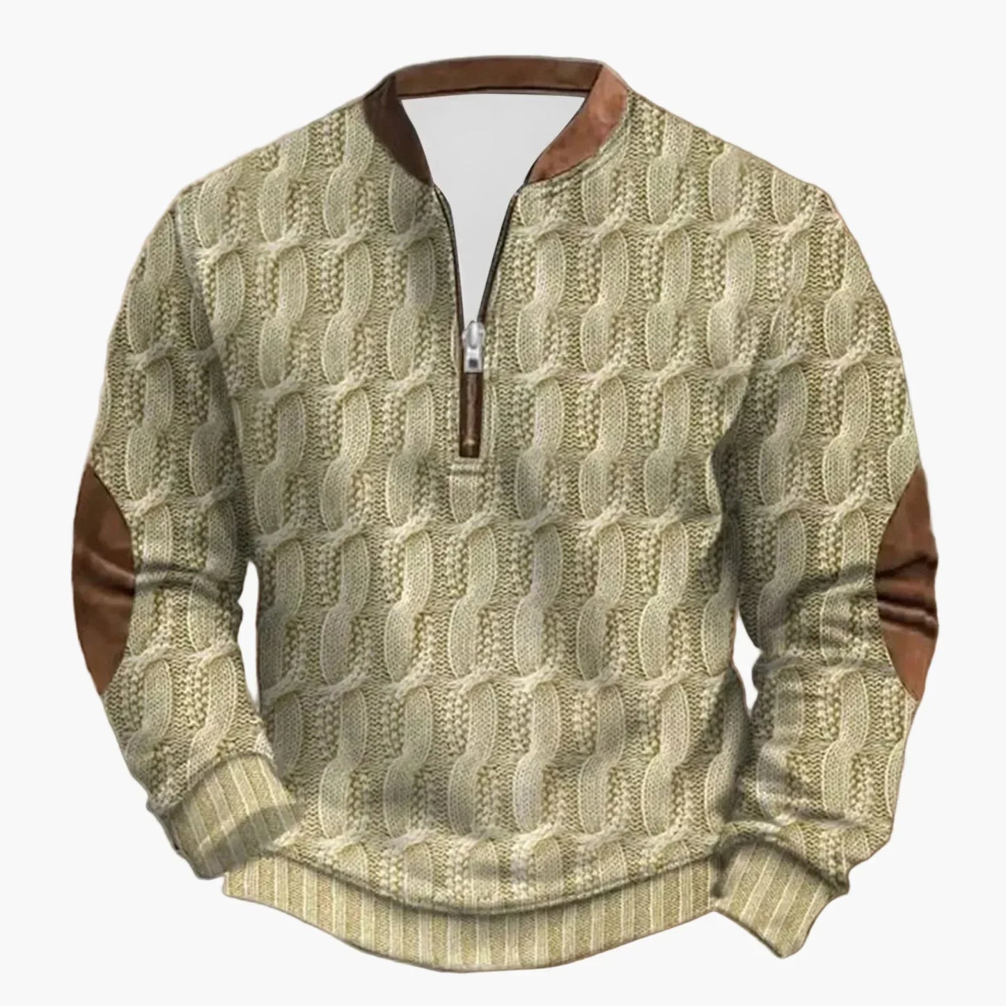 Outdoor Long-Sleeve Pullover Stand-Up Collar