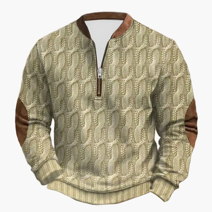 Outdoor Long-Sleeve Pullover Stand-Up Collar