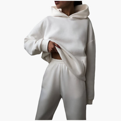 Bequemes Lounge Set Oversize Kapuzenpullover Jogginghose
