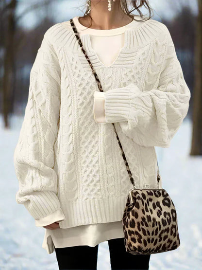 Knitted Sweater Oversized Soft and Warm Comfort Fit