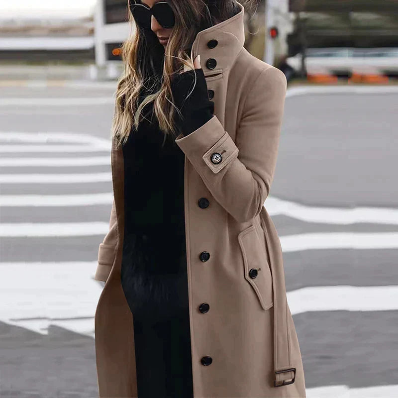 Elegant Women's Trench Coat Autumn Model