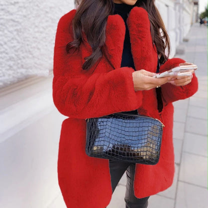 Winter Jacket Faux Fur Warm & Stylish