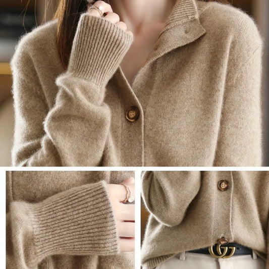 Stylischer Cardigan Damen Modell - IdealeKleiden