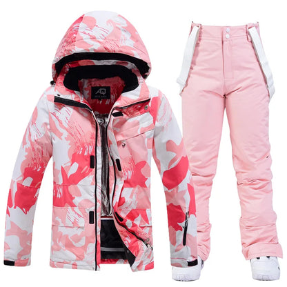 Women's Warm Two-Piece Ski Suit
