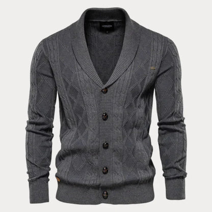 Herren Strickjacke Warm Bequem Knöpfe