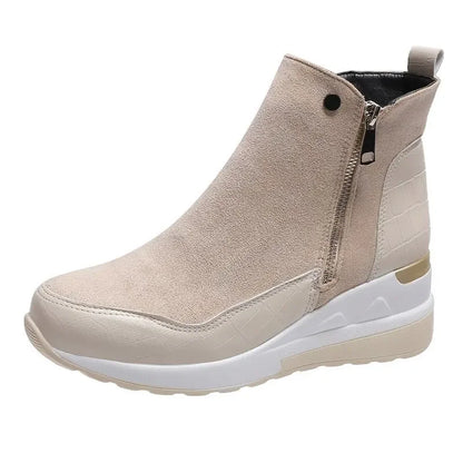 Warm Winter Wedge Snow Boots for Women