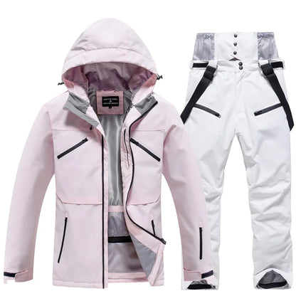 Unisex Two-Piece Warm Ski Suit