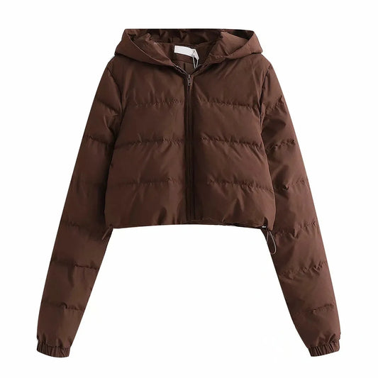 Lässige Daunenjacke Herbst Winter Warm Fleece Mantel - IdealeKleiden