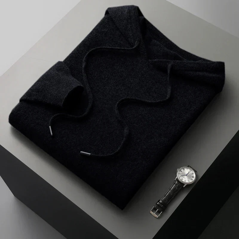 Warm Wool Hoodie Comfortable Cozy
