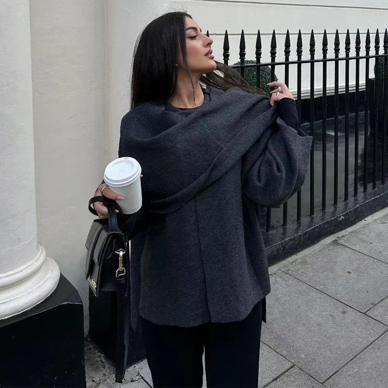 Stylischer Asymmetrischer Winterparka - IdealeKleiden