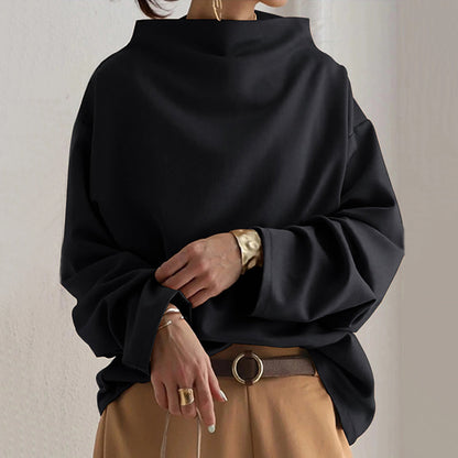 Stylish Stand-Up Collar Sweaters for Women