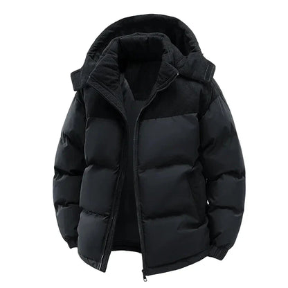 Women's Quilted Winter Jacket - Warm Outdoor Jacket with Hood