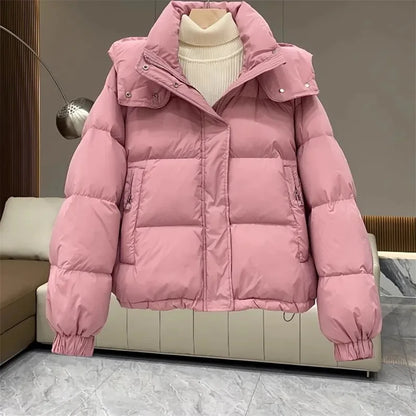 Winter Puffer Jacket Casual Warm