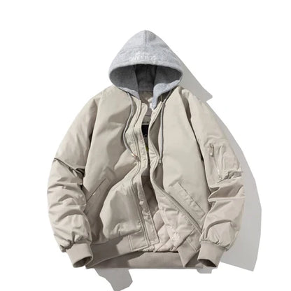 Cavan Style Leather Bomber Jacket