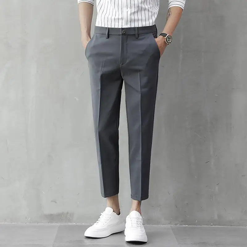 Men's Dress Pants Elegant Slim Fit