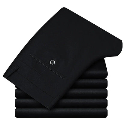 Men's Slim-Fit Dress Pants Elegant