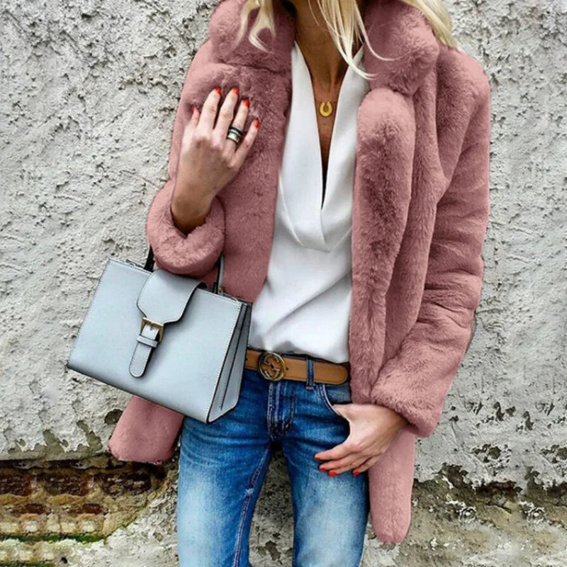 Women's Soft Mid-Length Winter Dress