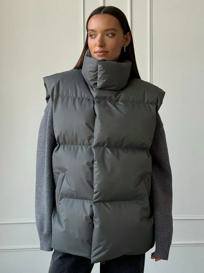 Women's Down Vest Lightweight Insulated Waterproof