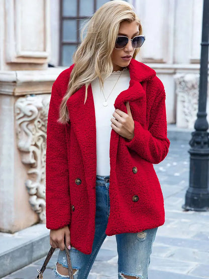 Soft Women's Jacket Teddy Coat Winter