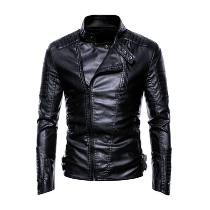 Ryan Storm Leather Jacket Biker Style