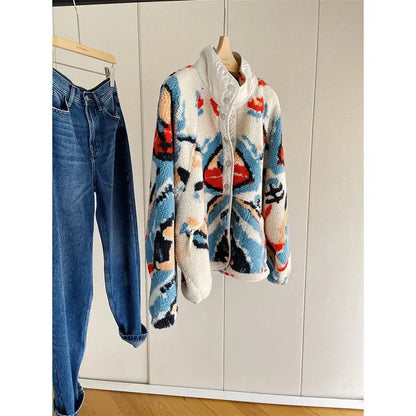 Trendige Lederjacke Biker Stil - IdealeKleiden