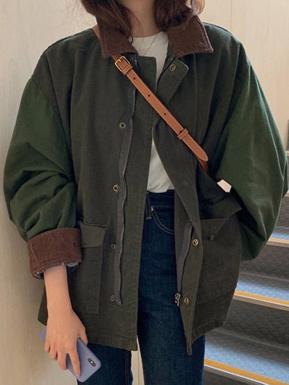 Fashionable women's oversized jacket