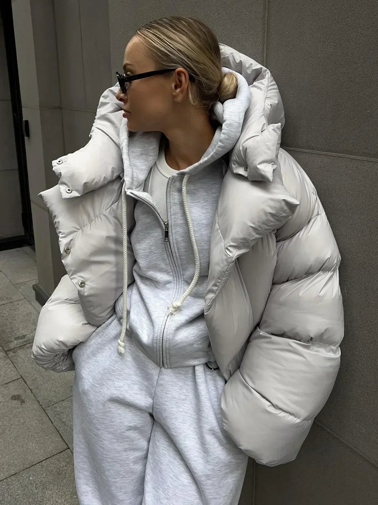 Stylish modern bomber jacket