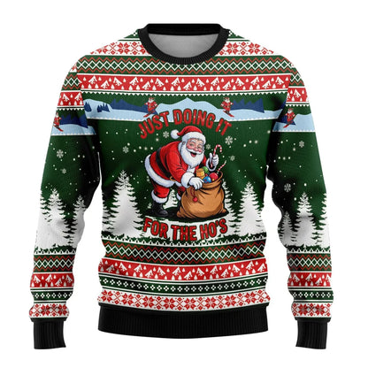 Weihnachtspullover Herren Schneemann Motiv