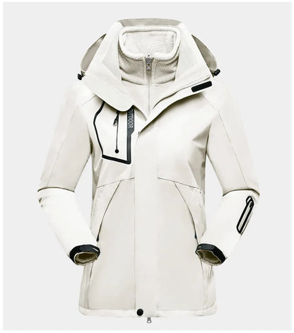 Practical Women's 3-in-1 Outdoor Protection Jacket