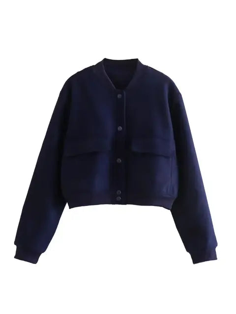 Stylish women's jacket casual look