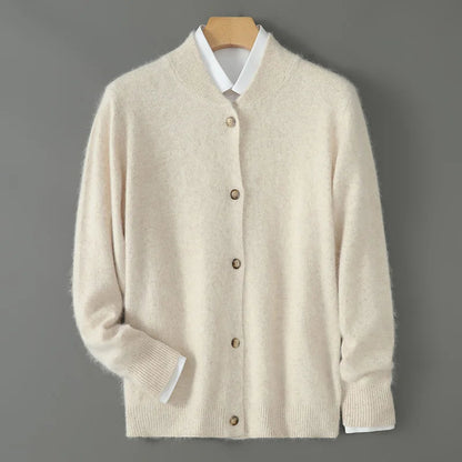 Women's Soft Cardigan with Front Buttons